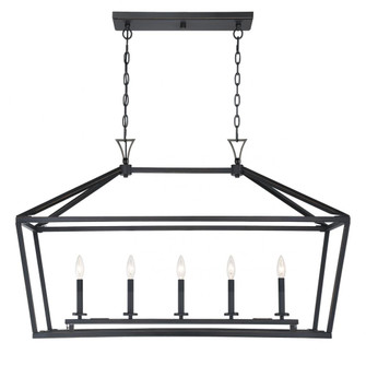 Townsend 5-Light Linear Chandelier in Classic Bronze (128|1-424-5-44)