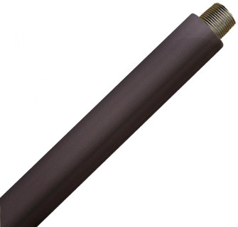 12'' Extension Rod in Matte Black with Gold Highlights (128|7-EXTLG-46)