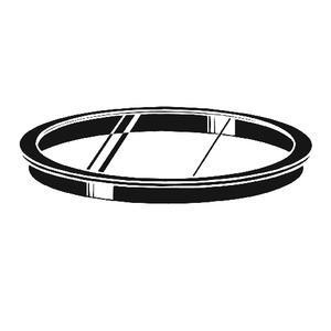 6'' Clear Accessory Lens Black (2|9536BK)