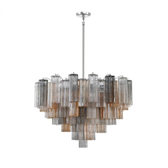 Addis 32'' Polished Chrome Chandelier (205|ADD-316-CH-AU)