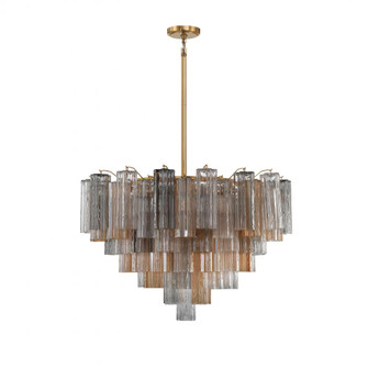 Addis 32'' Aged Brass Chandelier (205|ADD-316-AG-AU)