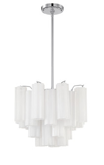 Addis 17.75'' Polished Chrome Chandelier (205|ADD-300-CH-WH)