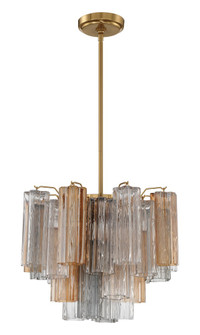 Addis 17.75'' Aged Brass Chandelier (205|ADD-300-AG-AU)