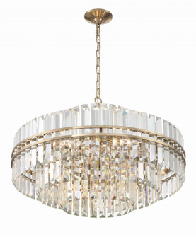 Hayes 28'' Aged Brass Chandelier (205|HAY-1407-AG)