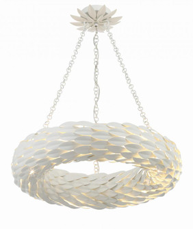 Broche 24'' Matte White Chandelier (205|536-MT)