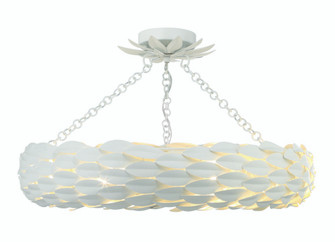 Broche 24'' Matte White Semi Flush Mount (205|536-MT_CEILING)