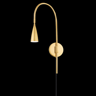Jenica Plug-In Sconce (6939|HL811201-AGB)