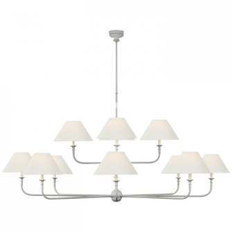 Piaf Oversized Two Tier Chandelier (279|TOB 5458PW-L)