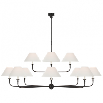 Piaf Oversized Two Tier Chandelier (279|TOB 5458AI/EBO-L)