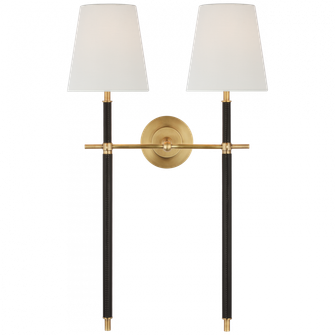 Bryant Large Wrapped Double Tail Sconce (279|TOB 2584HAB/CHC-L)