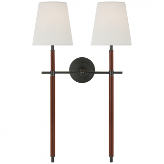 Bryant Large Wrapped Double Tail Sconce (279|TOB 2584BZ/SDL-L)