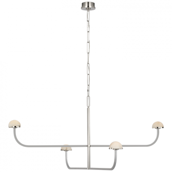 Pedra Two Tier Shallow Chandelier (279|KW 5624PN-ALB)