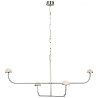 Pedra Two Tier Shallow Chandelier (279|KW 5624PN-ALB)