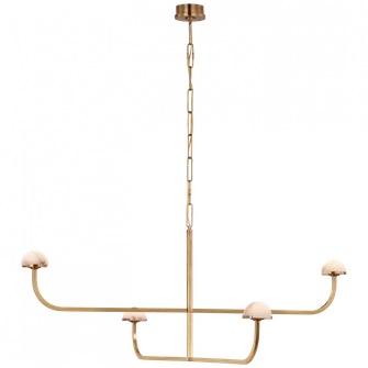 Pedra Two Tier Shallow Chandelier (279|KW 5624AB-ALB)