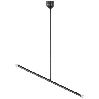 Rousseau Large Articulating Linear Chandelier (279|KW 5597BZ-CG)