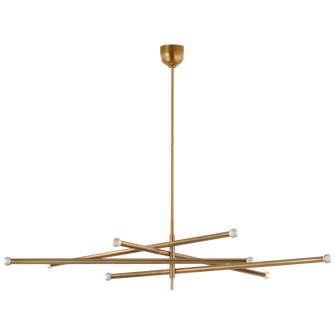 Rousseau Oversized Eight Light Articulating Chandelier (279|KW 5595AB-CG)