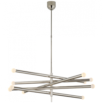 Rousseau Grande Ten Light Articulating Chandelier (279|KW 5587PN-ECG)