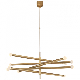 Rousseau Grande Ten Light Articulating Chandelier (279|KW 5587AB-ECG)