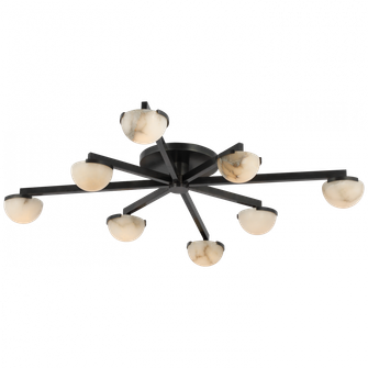 Pedra Large Staggered Arm Flush Mount (279|KW 4622BZ-ALB)