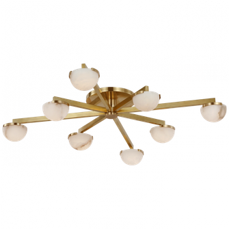 Pedra Large Staggered Arm Flush Mount (279|KW 4622AB-ALB)