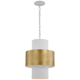 Chalmette 16'' Layered Pendant (279|JN 5331PW/G)