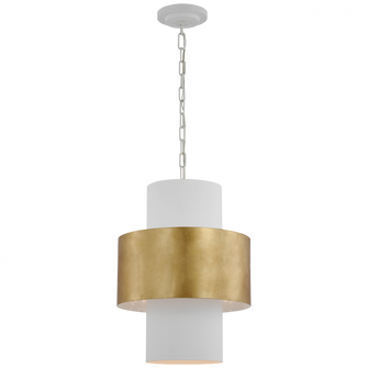 Chalmette 16'' Layered Pendant (279|JN 5331PW/G)