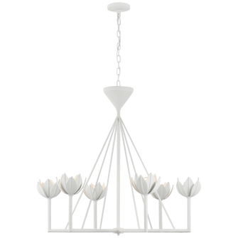 Alberto Large Low Ceiling Chandelier (279|JN 5008PW)