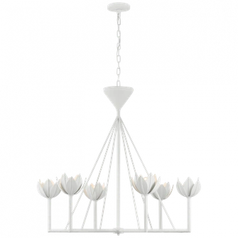 Alberto Large Low Ceiling Chandelier (279|JN 5008PW)