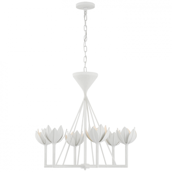 Alberto Small Low Ceiling Chandelier (279|JN 5007PW)