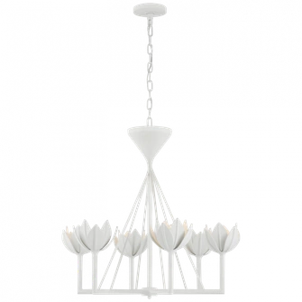 Alberto Small Low Ceiling Chandelier (279|JN 5007PW)