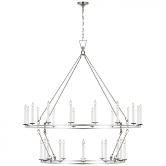 Darlana Oversized Two Tier Chandelier (279|CHC 5277PN)