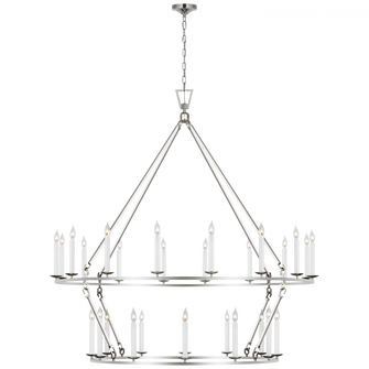 Darlana Oversized Two Tier Chandelier (279|CHC 5277PN)