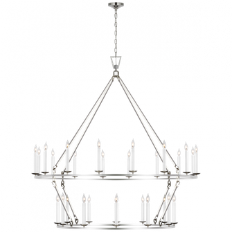 Darlana Oversized Two Tier Chandelier (279|CHC 5277PN)
