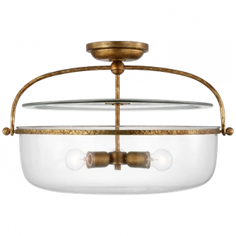 Lorford Large Semi Flush Lantern (279|CHC 4272GI-CG)