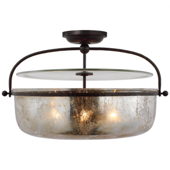 Lorford Large Semi Flush Lantern (279|CHC 4272AI-MG)