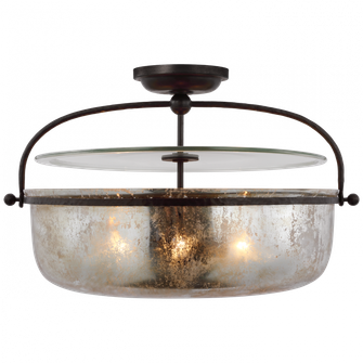 Lorford Large Semi Flush Lantern (279|CHC 4272AI-MG)