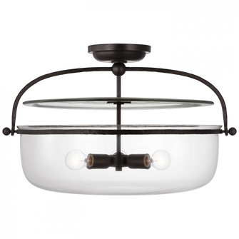 Lorford Large Semi Flush Lantern (279|CHC 4272AI-CG)