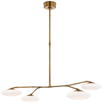 Brindille Large Four Light Chandelier (279|CD 5014SB-WG)