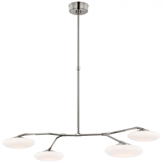 Brindille Large Four Light Chandelier (279|CD 5014PN-WG)