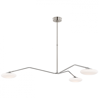 Brindille Extra Large Three Light Chandelier (279|CD 5010PN-WG)