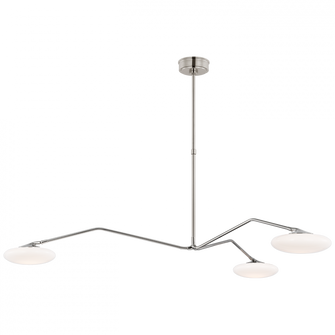 Brindille Extra Large Three Light Chandelier (279|CD 5010PN-WG)