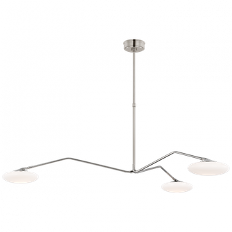 Brindille Extra Large Three Light Chandelier (279|CD 5010PN-WG)