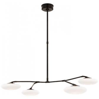 Brindille Large Four Light Chandelier (279|CD 5014GM-WG)