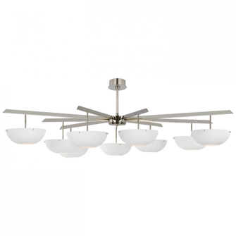 Valencia Grande Nine Light Chandelier (279|ARN 5522PN-WHT)