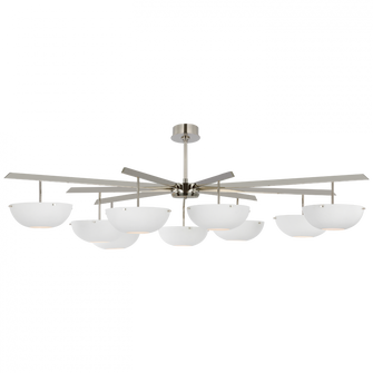 Valencia Grande Nine Light Chandelier (279|ARN 5522PN-WHT)