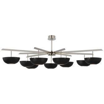 Valencia Grande Nine Light Chandelier (279|ARN 5522PN-BLK)