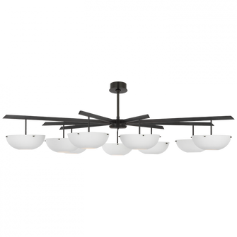 Valencia Grande Nine Light Chandelier (279|ARN 5522BZ-WHT)