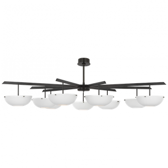 Valencia Grande Nine Light Chandelier (279|ARN 5522BZ-WHT)