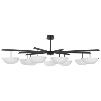 Valencia Grande Nine Light Chandelier (279|ARN 5522BZ-WHT)