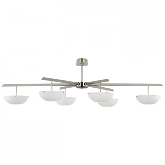 Valencia Grande Six Light Chandelier (279|ARN 5521PN-WHT)